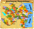 Azerbaycanin xeritesi